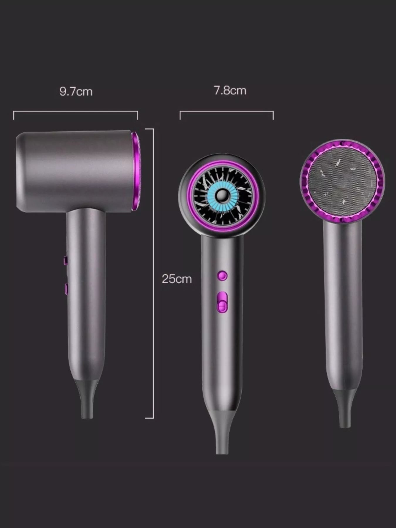 Sarah Express Professional High-Speed Hair Dryer with Constant Temperature Control