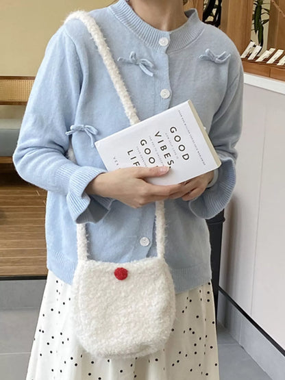 Sarah Express Women's Lightweight Fluffy Crossbody Bag