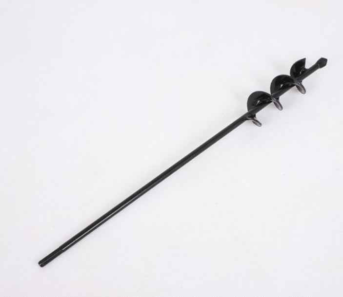 Sarah Express Garden Auger Drill Bit for Planting - Steel Earth Auger Spiral Hole Digger Tool 4X45