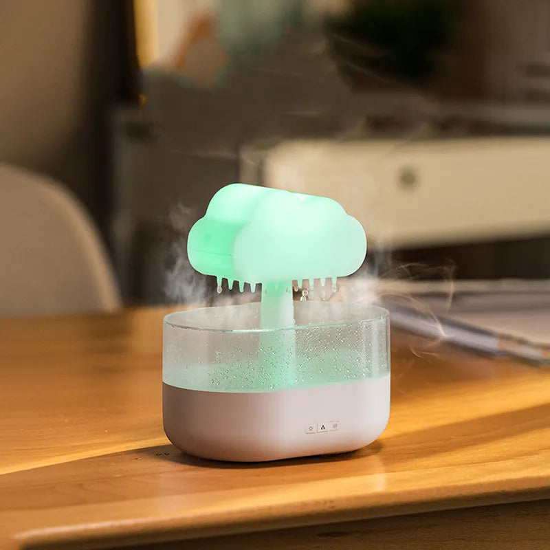 Sarah Express Rain Cloud Humidifier Night Light with LED & Sound - Essential Oil Diffuser Aromatherapy