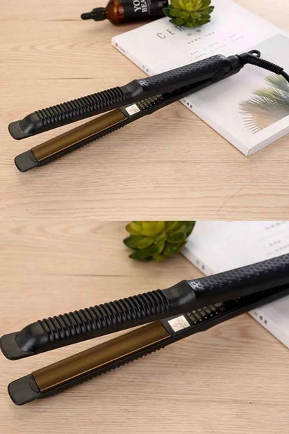 Sarah Express 2-in-1 Hair Straightener and Curler with Adjustable Temperature