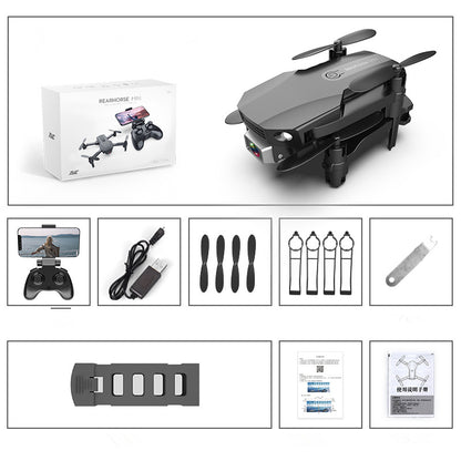Sarah Express 4K HD Foldable Drone with Camera - Mini RC Quadcopter for Aerial Photography Gray 4K