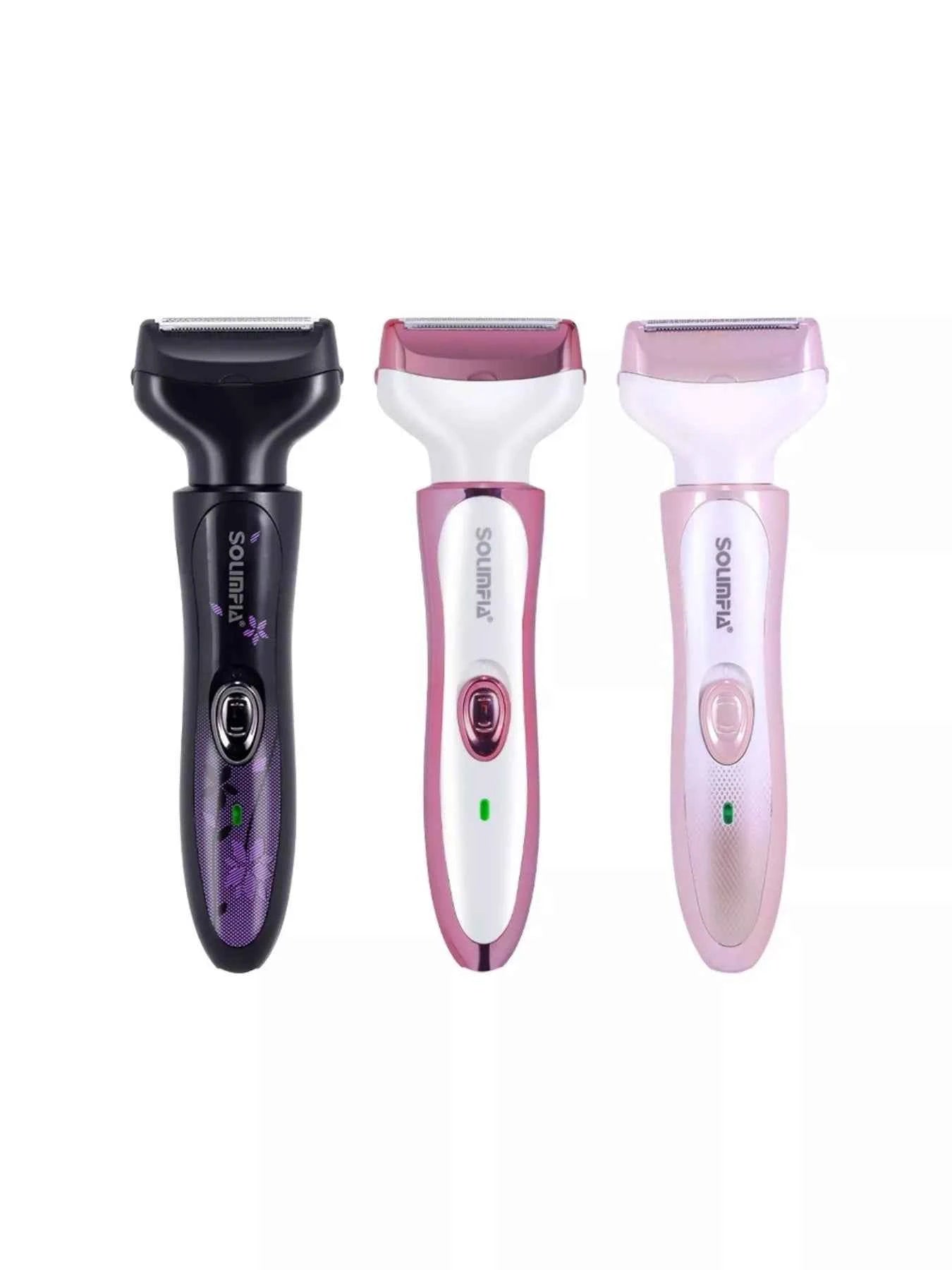 Sarah Express Women's Ergonomic Hair Removal Epilator - Multi-Purpose Electric Body & Face Hair Remover