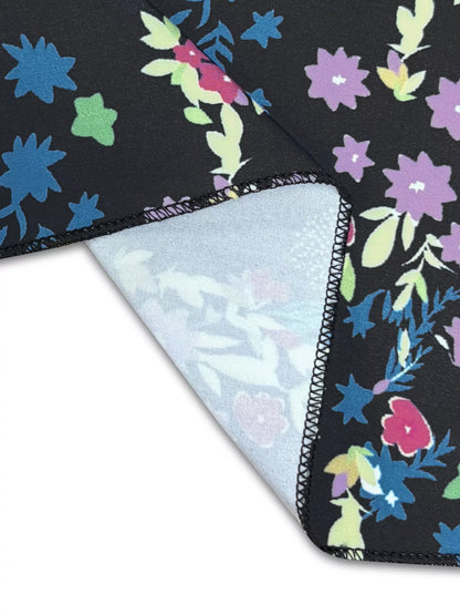 Sarah Express Women's Plus Size Floral V-Neck Cap Sleeve Maxi Dress