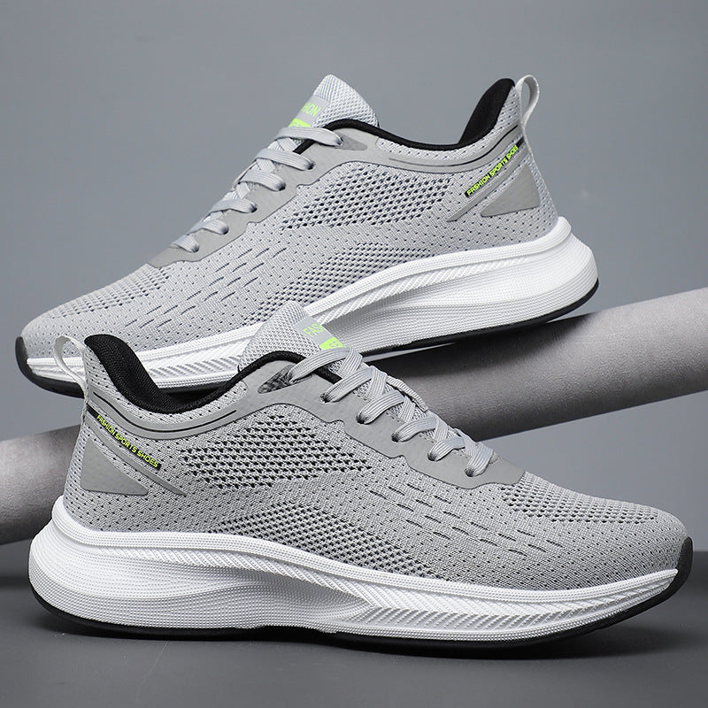 Sarah Express Men's Breathable Mesh Casual Sneakers – Lightweight Travel Shoes