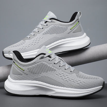 Sarah Express Men's Breathable Mesh Casual Sneakers – Lightweight Travel Shoes