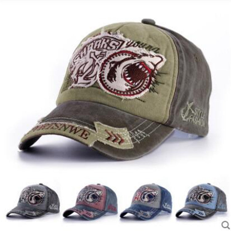 Sarah Express Women's Embroidered Baseball Cap Korean Style Adjustable Casual Cap