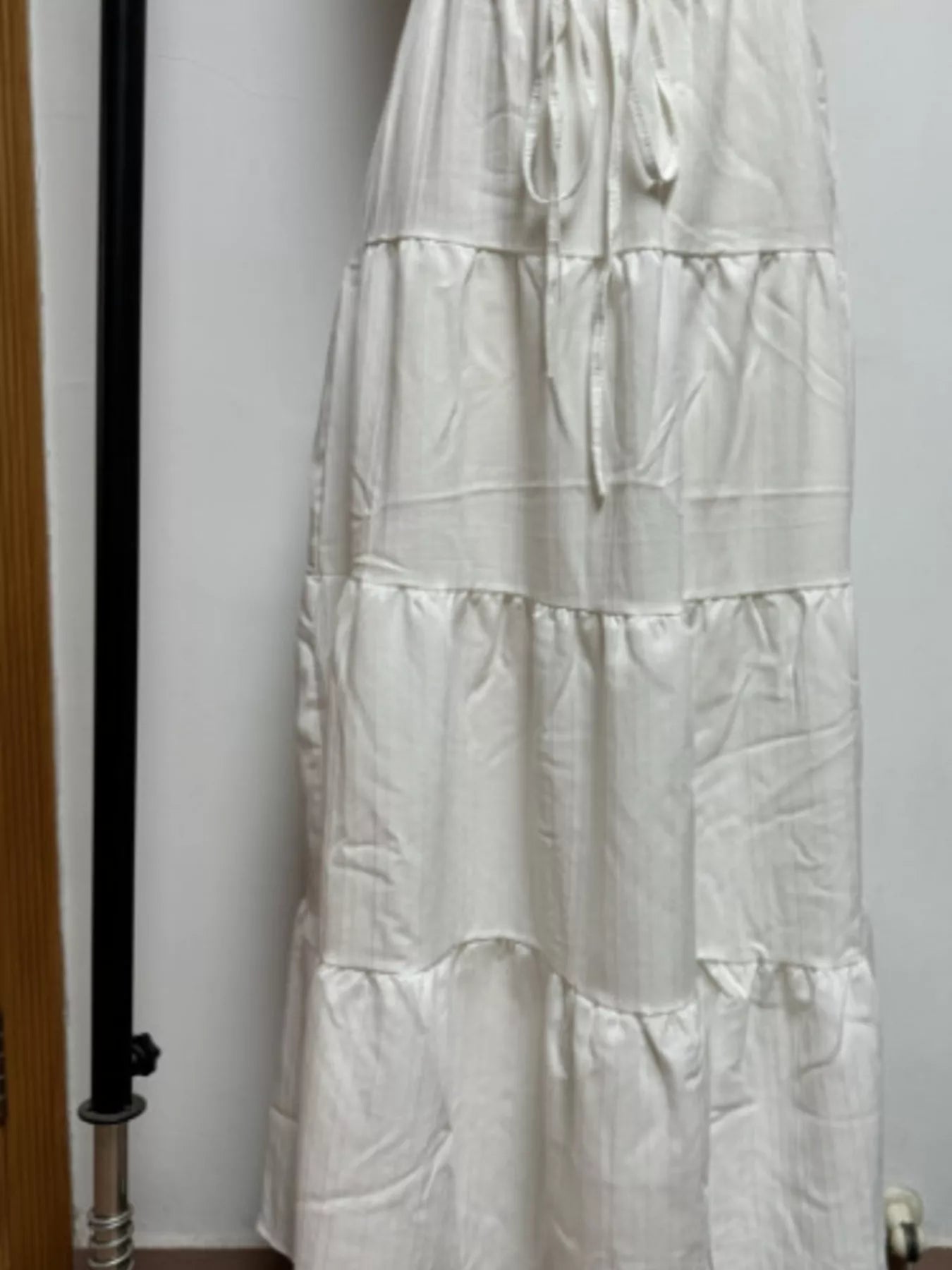 Sarah Express Women's Flowy Tiered Maxi Skirt