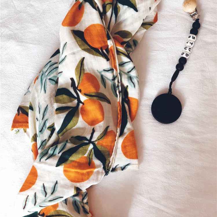 Sarah Express Bamboo Cotton Gauze Blanket - Soft Breathable Lightweight Throw 120x120cm