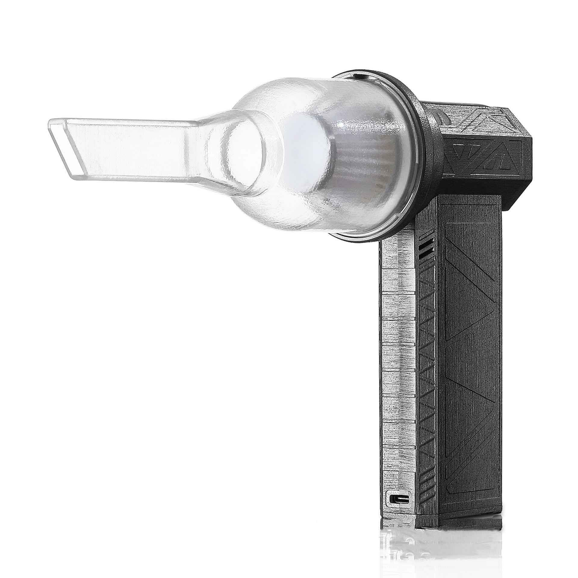 Sarah Express High Power Cordless Air Duster Blower - 110,000 RPM Brushless Motor Jet Fan for Electronics, Car & Home Cleaning Iron Gray Fan With Vacuum Cleaner Kit