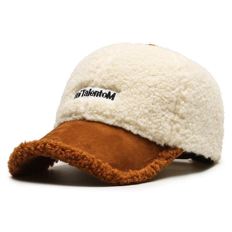 Sarah Express Women's Plush Peaked Cap Baseball Hat Adjustable Winter Warm