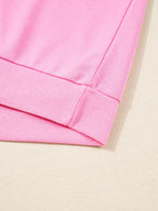 Sarah Express Women's USA Map Patched Long Sleeve Sweatshirt