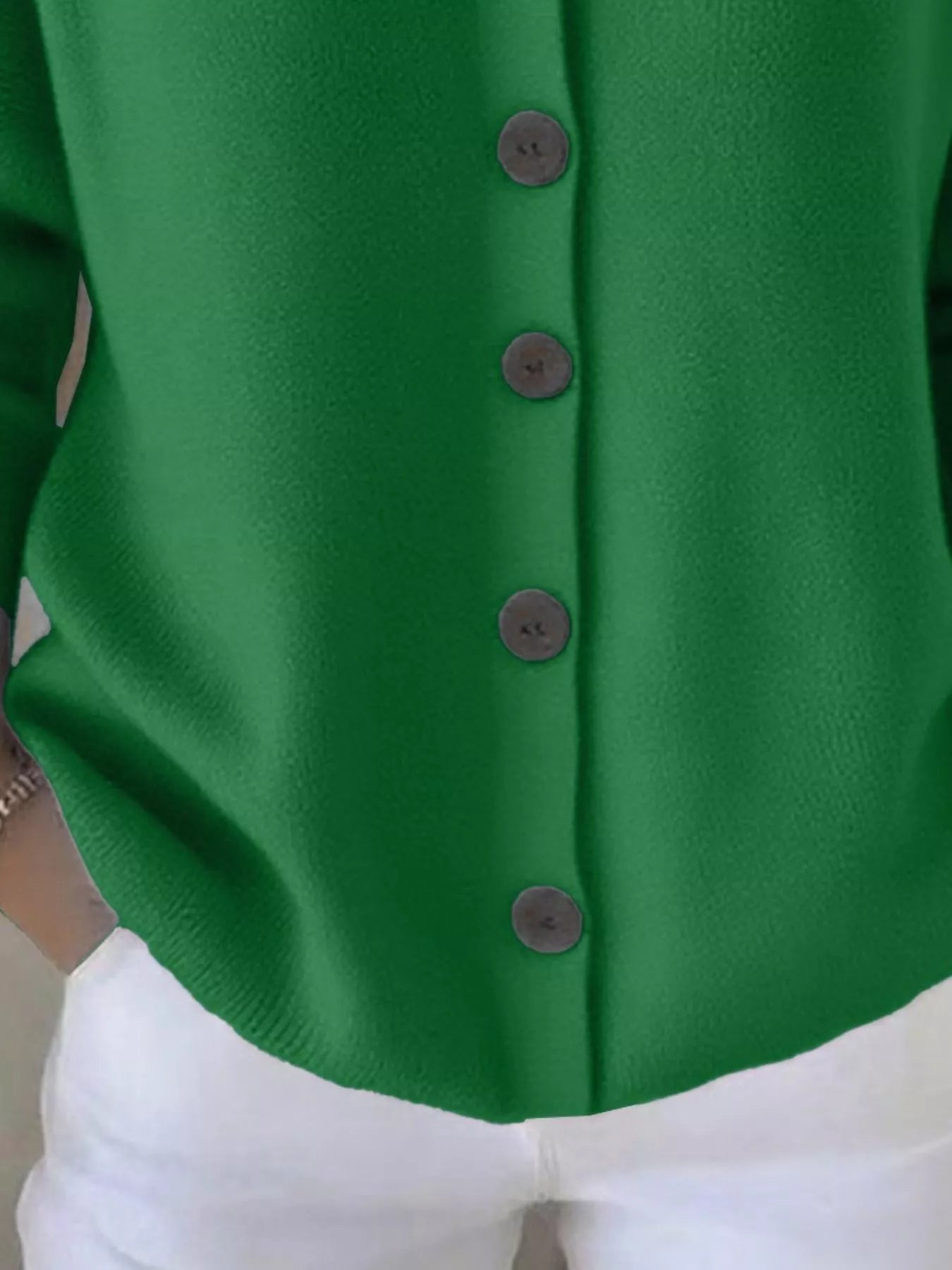 Sarah Express Women's Hooded Button-Front Soft Knit Cardigan Plus Size