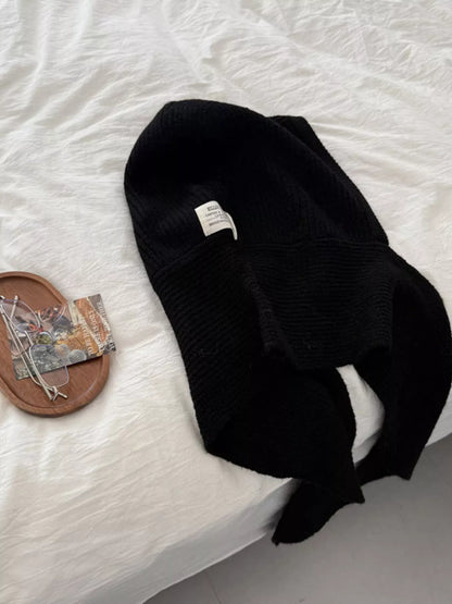 Sarah Express Women's Cozy Knit Winter Scarf Black ONESIZE