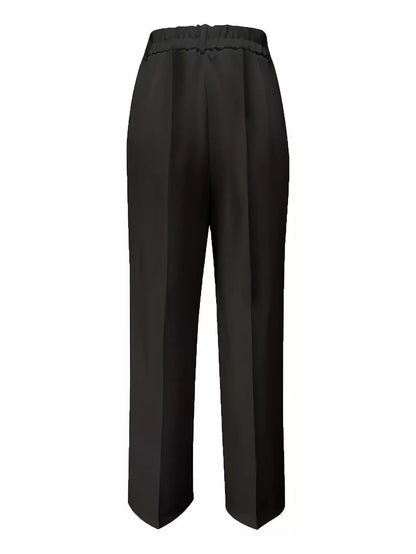 Sarah Express Women's High-Waisted Wide Leg Pants