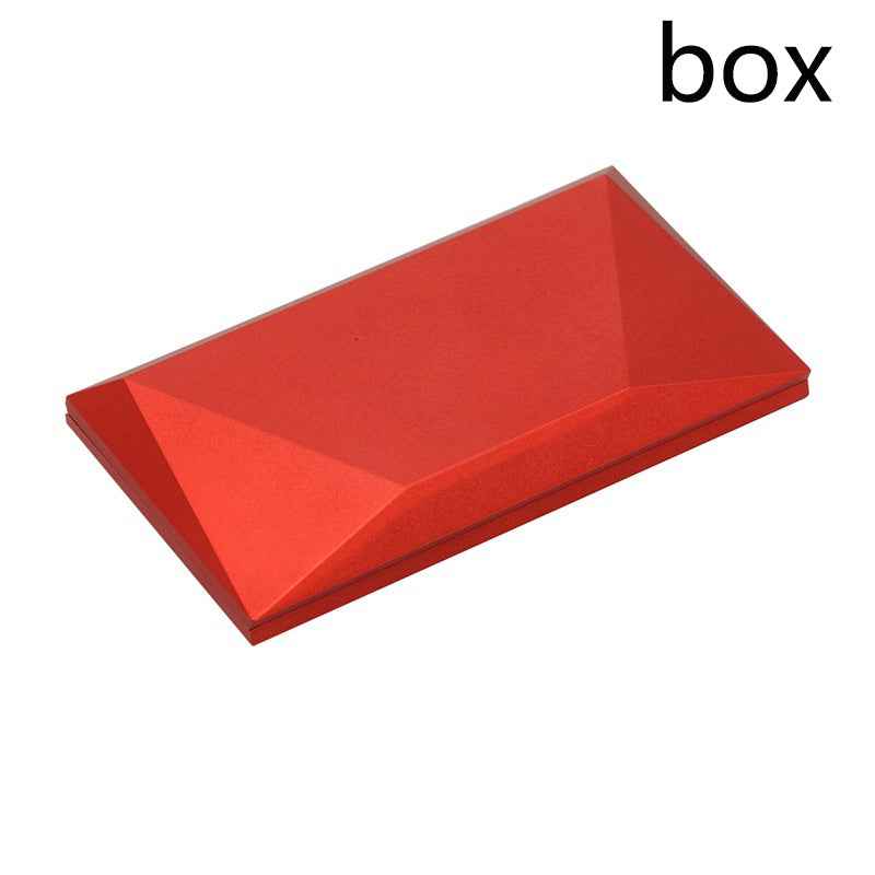 Sarah Express 3D Rose Flower Rotating Ring Box - Heart Shaped Jewelry Gift Box with Rotating Design Red2