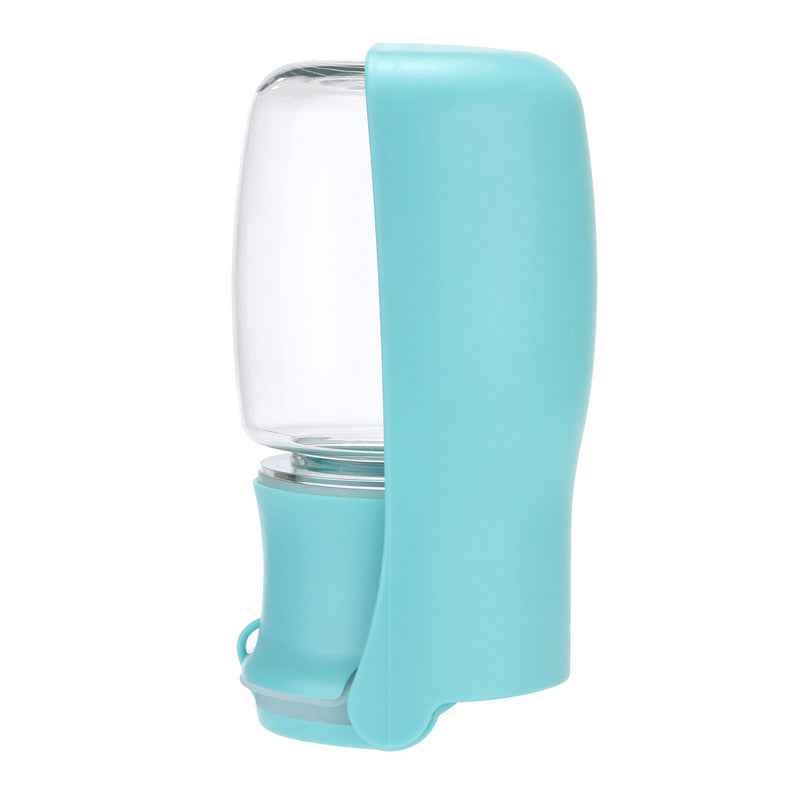 Sarah Express Portable Dog Water Bottle - Foldable Travel Pet Dispenser for Dogs & Cats Blue 350ml