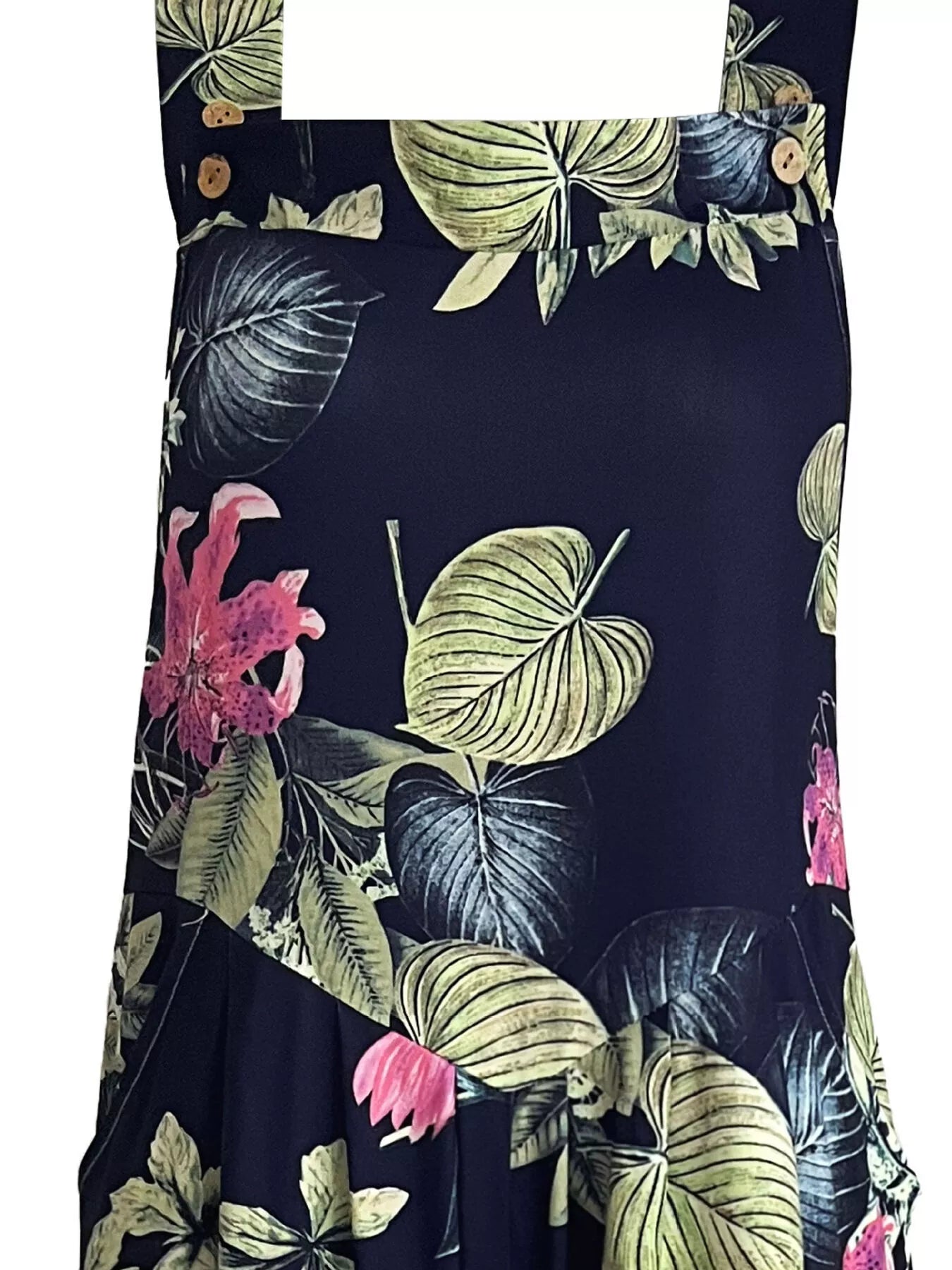 Sarah Express Women's Plus Size Printed Wide Leg Jumpsuit