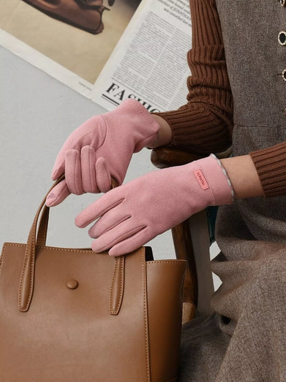 Sarah Express Women's Lightweight Touchscreen Gloves - Winter Warm Knit Gloves