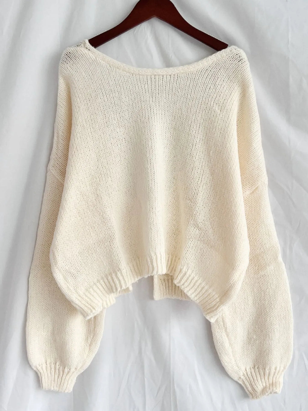 Sarah Express Women's Tied Drop Shoulder Cardigan