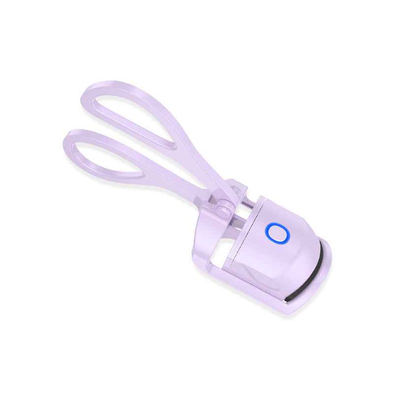Sarah Express Rechargeable Heated Eyelash Curler USB Electric Temperature Control Portable Mini Purple USB 1PC