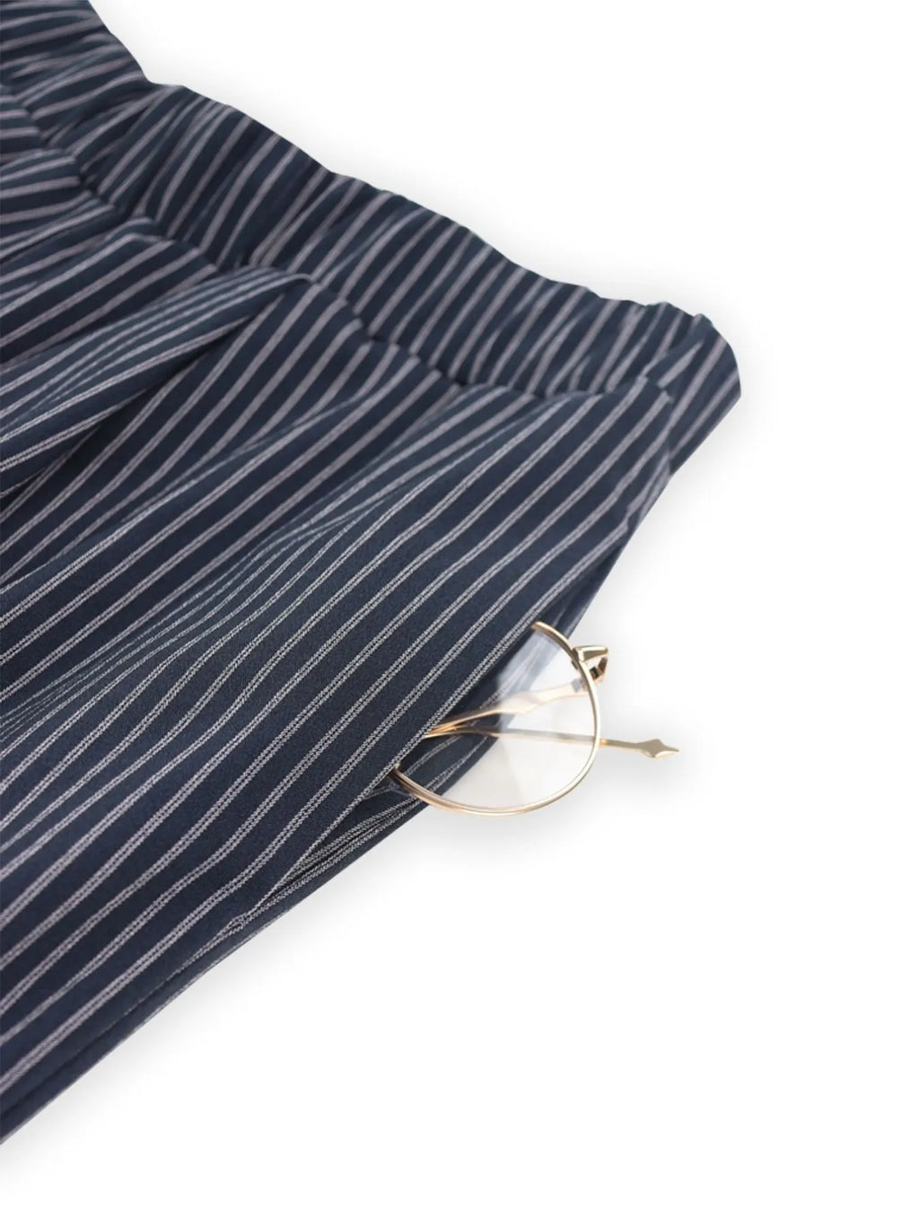 Sarah Express Women's Striped Round Neck Tank and Wide Leg Pants Set