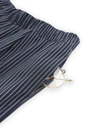 Sarah Express Women's Striped Round Neck Tank and Wide Leg Pants Set