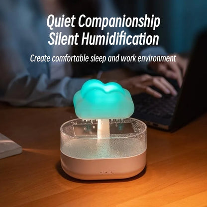 Sarah Express Rain Cloud Humidifier Night Light with LED & Sound - Essential Oil Diffuser Aromatherapy