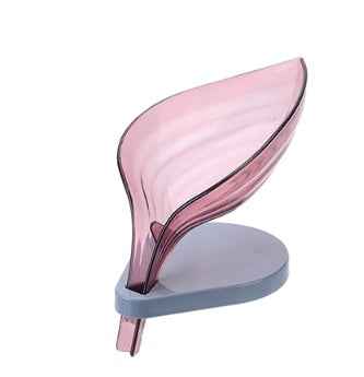 Sarah Express Suction Cup Soap Holder Drain Rack for Kitchen Bathroom Sink Storage Organizer Clear purple Q1pc