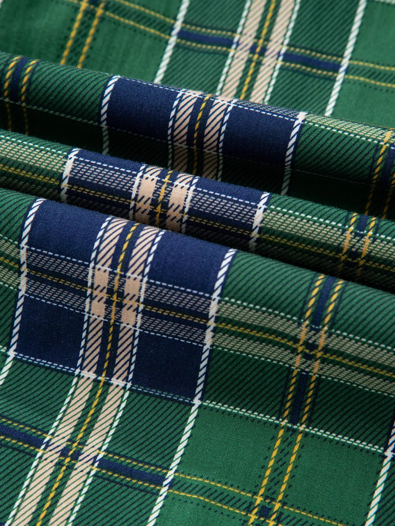 Sarah Express Women's Plaid Frilly Collar Long Sleeve Shift Mini Dress