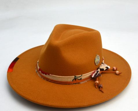 Sarah Express Women's British Wool-Like Felt Hat Bell Crown Elegant Winter