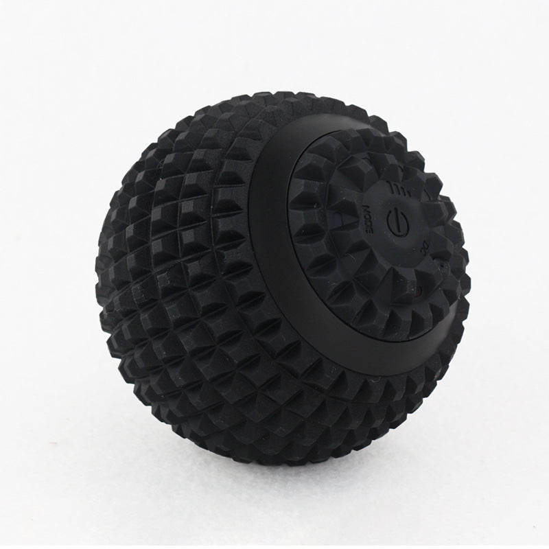 Sarah Express Vibrating Massage Ball - 4-Speed Electric Muscle Recovery Therapy Ball Black