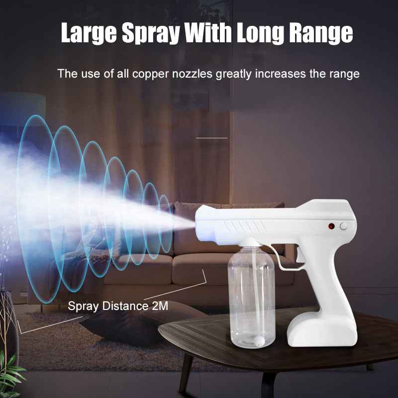 Sarah Express Wireless Nano Atomizing Spray Gun - Rechargeable Handheld Disinfection Fogger 800ml