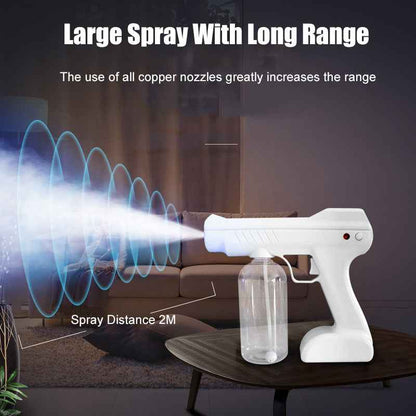 Sarah Express Wireless Nano Atomizing Spray Gun - Rechargeable Handheld Disinfection Fogger 800ml