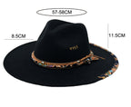 Sarah Express Women's British Wool-Like Felt Hat Bell Crown Elegant Winter