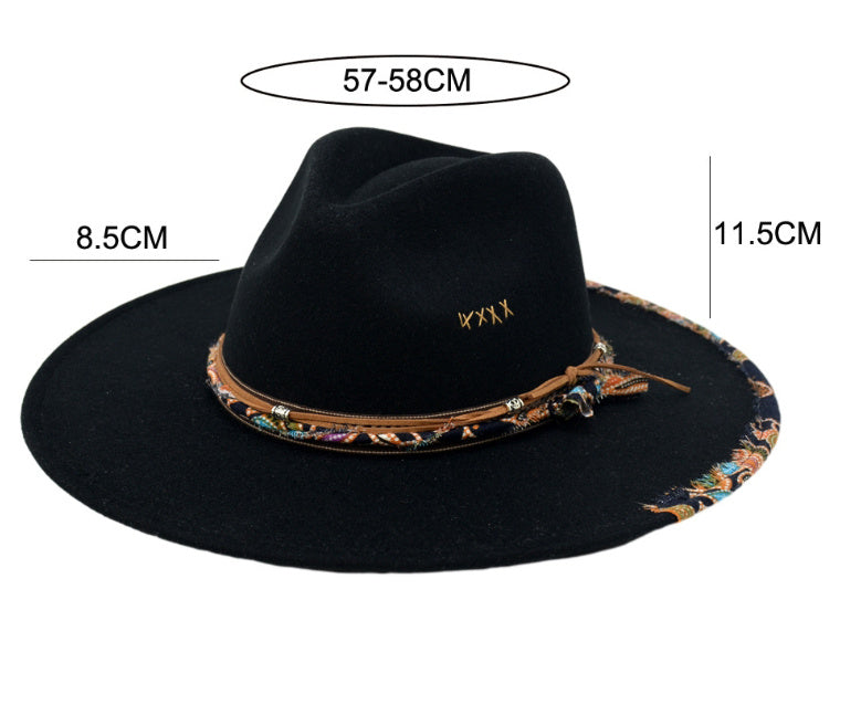 Sarah Express Women's British Wool-Like Felt Hat Bell Crown Elegant Winter