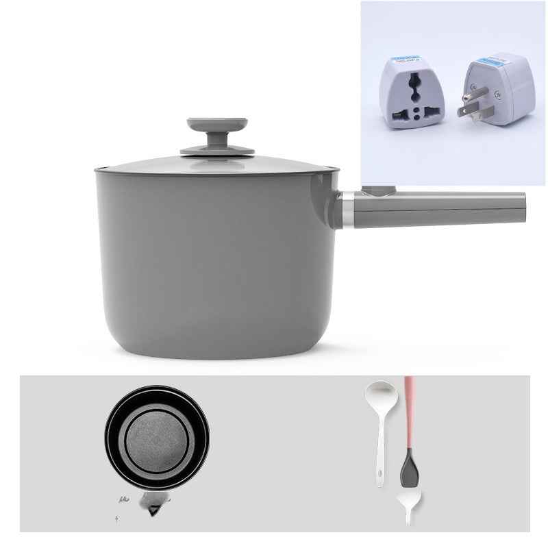 Sarah Express Mini Electric Fondue Frying Pan - Multi-Function Ceramic Glaze Cooker for Steaming, Frying & Stewing Style2