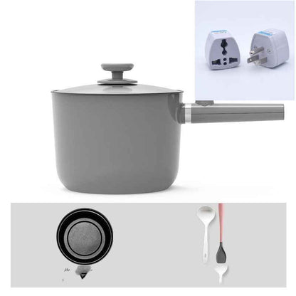 Sarah Express Mini Electric Fondue Frying Pan - Multi-Function Ceramic Glaze Cooker for Steaming, Frying & Stewing Style2