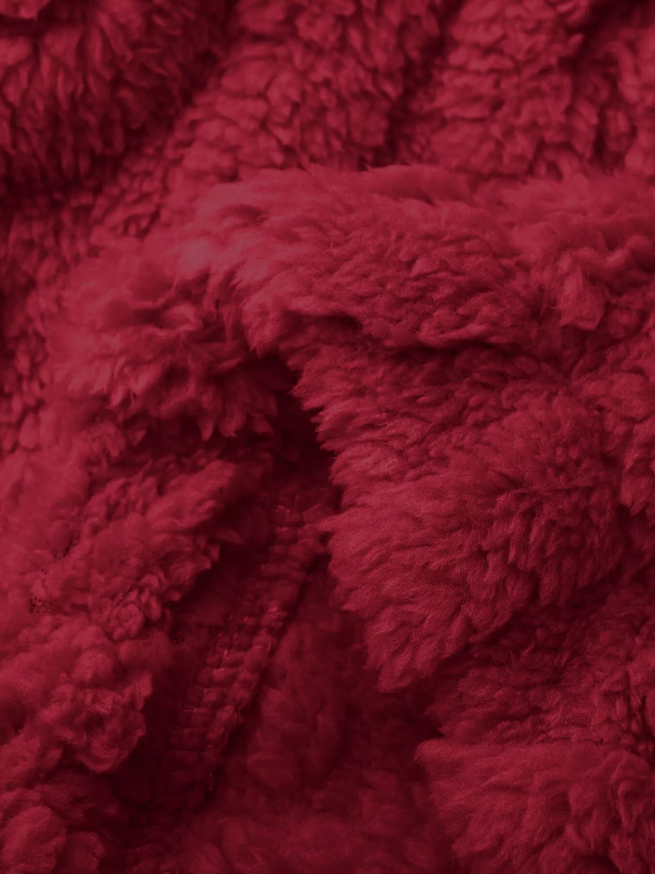 Sarah Express Women's Double-Breasted Fleece Longline Coat