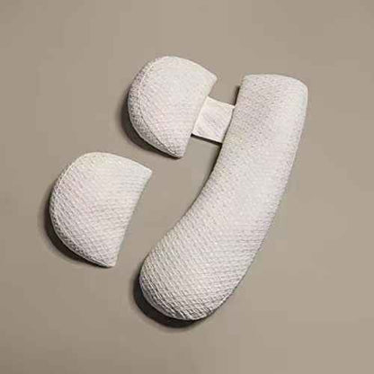 Sarah Express Pure Cotton U-Shaped Pregnancy Support Pillow - Maternity Body Pillow