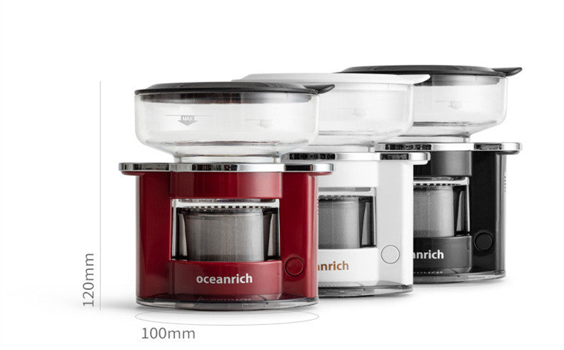 Sarah Express Automatic Rotary Pour Over Coffee Maker - Compact Single Serve Drip Machine