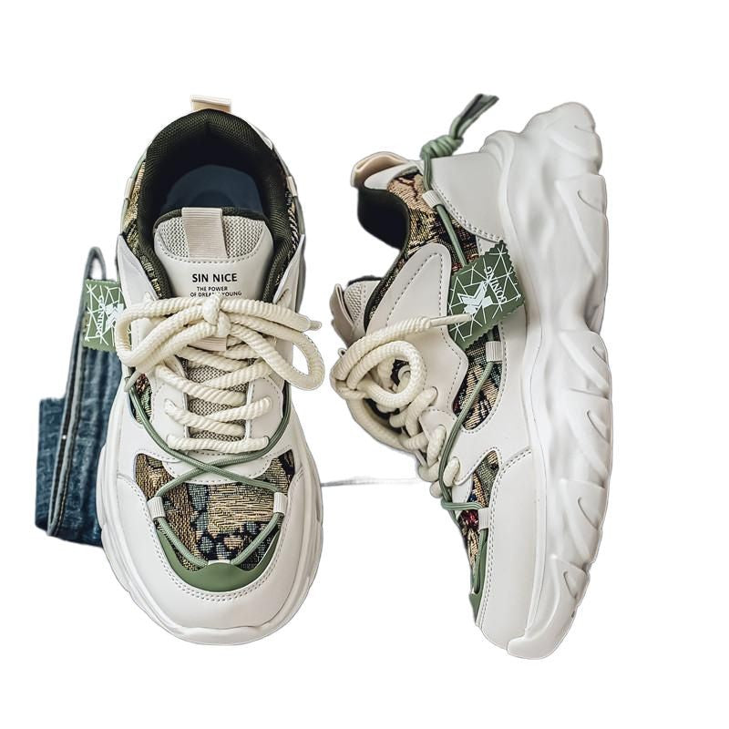 Sarah Express Mens Trendy Breathable Lightweight Chunky Sneakers