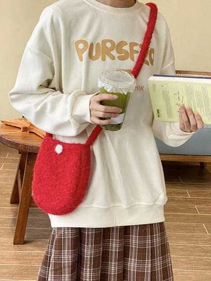 Sarah Express Women's Lightweight Fluffy Crossbody Bag