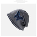 Sarah Express Retro Butterfly Dome Cap Women's Acrylic Sun Protection Hat