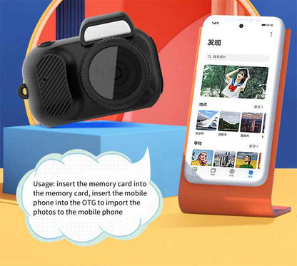 Sarah Express Retro Mini Camera 1080P HD Portable Video Camcorder with Screen