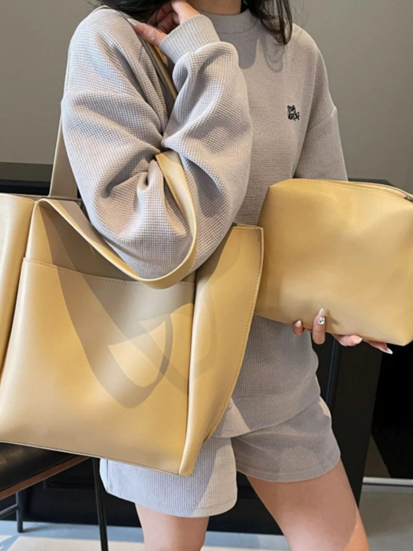 Sarah Express Women's PU Leather Shoulder Bag