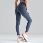 Sarah Express Women's Slim Fit Nylon Yoga Pants High Stretch Athletic Leggings Workout Activewear