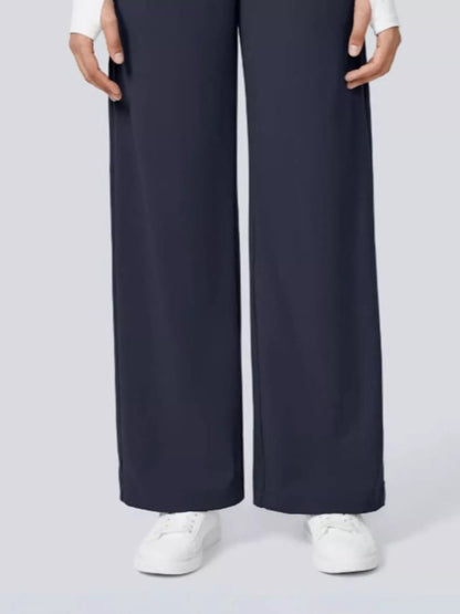 Sarah Express Women's Wide Leg Pants with Pockets