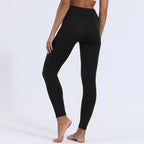 Women's Fleece Lined Thermal Leggings Winter Warm High Waist Thick Stretch Pants