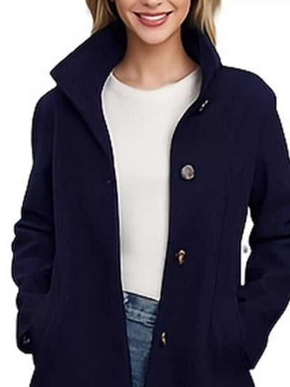 Sarah Express Women's Button-Down Long Sleeve Outerwear